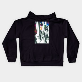 Dance then and now Kids Hoodie